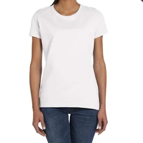 NEW Gildan Unisex Small Heavy Cotton Plain Crew Neck Short Sleeves T-Shir… - Picture 1 of 9